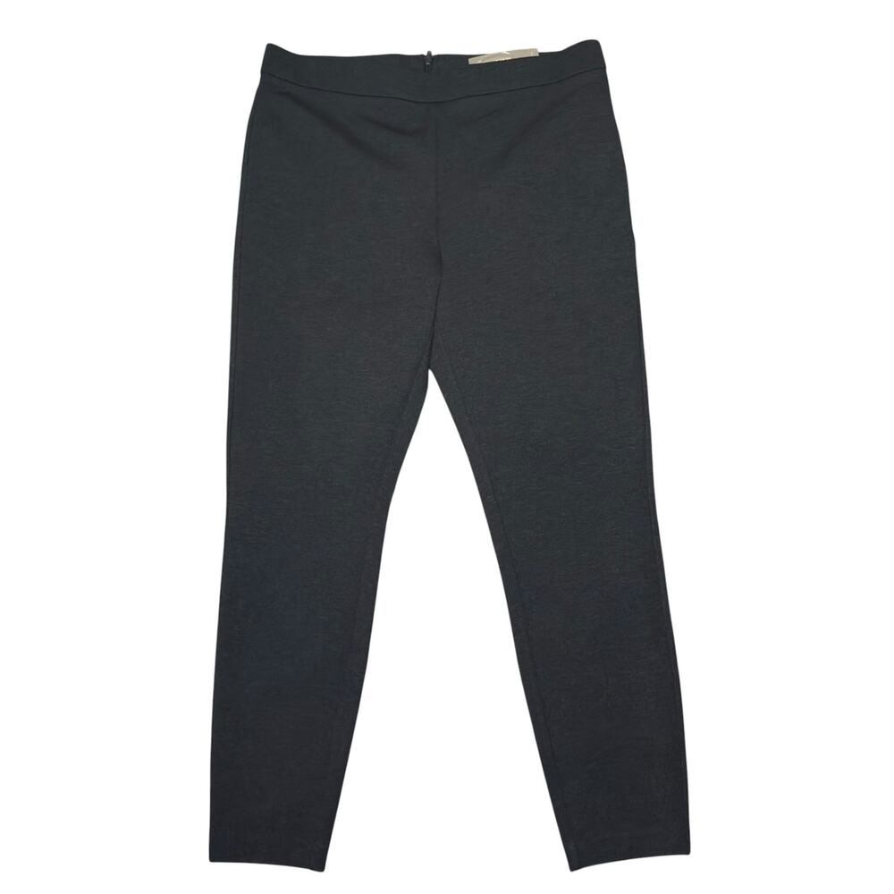 J.Crew Any Day Pant In Eco Ponte Dark Gray XL Pull On High Rise Everyday